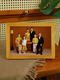 Fantasy solid wood family portrait photo frame empty frame wedding dress and children's photo custom diy table printing to make commemorative framed picture frame A329.7x42cm
