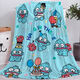 Sanrio (SANRIO) Hangyodon Flannel Blanket Children's Half Mermaid Blanket Office Lunch Break Air Conditioning Blanket Knee Blanket 046-9 200cm*150cm (Single Blanket)