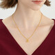 Chow Sang Sang Gold Pendant Pure Gold Love Secret Wishing Bone for Women Necklace Not Included 89536P Priced in GA 1.1g