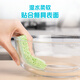 Miaojie wood pulp cotton scouring pad 6*10.5cm 4-pack sponge scouring dishcloth kitchen rag household