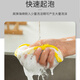 Miguang dishwashing sponge 12*12cm*10 pieces kitchen pot scrubbing artifact dishcloth double-sided cleaning cotton scouring pad magic wipe