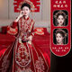 Yuandi Xiuhe dress bride 2025 new wedding Chinese style toasting dress small dragon and phoenix gown autumn tassel Xiapei upgraded version free butterfly headdress M
