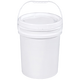 Metasequoia (single pack) 25L white thickened plastic barrel, oil barrel, paint ink barrel, disinfectant liquid barrel with lid, round packaging barrel, portable water barrel