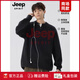 JEEP SPIRIT High-End Henry Collar Sweater Men's Autumn and Winter 2025 New Lazy Style Bottoming Sweater Jacket Men's Dark Gray M Recommended Weight 95-110Jin Jin is equal to 0.5 kg