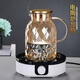 Glass kettle thickened cold kettle amber kettle set hospitality glass kettle high temperature resistant kettle cup 1800ml Lanling cold kettle