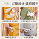 Panxudou crib hanging storage hanging bag multifunctional diaper storage bag hanging bag hanging basket toy display Grizzly Bear