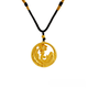 Yongsi Lao Phoenix 999 Imitation Gold Pure Gold Lanyard Pendant for Men and Women Imitation Gold Peace Buckle Necklace Taiping Pendant Lotus Year Fish