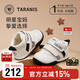 Tyranis winter girls' velvet warm cotton shoes baby functional shoes boys' non-slip baby shoes step-by-step shoes white/grey/black 21