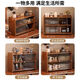 Cup rack storage rack desktop cup storage rack dining table countertop coffee cup tea set water cup shelf table display rack sliding cabinet door-3 layers 50CM