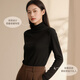Baleno half turtleneck bottoming shirt for women 2025 new double-sided velvet autumn and winter German velvet warm inner long-sleeved tops for women