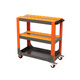 Sailoto CNC tool cart machining center C5C6 cart BT3040 handle cart HSK63 CNC rack management C5-0 single layer gray orange tool cart