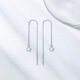 Trendy Acer Platinum Star PT950 platinum ear wire women's earrings as a birthday gift for girlfriend, priced at about 0.8g per pair