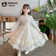 Piggy Banner (PEPCO) Children's Princess Dress Autumn and Winter Girls Fashionable Birthday Winter Dress Girls Dress Autumn and Winter Champagne 130