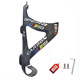 He Jiangong full carbon fiber bicycle water bottle rack mountain road bike bottle rack cycling bottle holder ultra-light accessories black matte with screws/wrenches