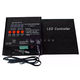LED full-color fantasy lighting controller running water horse racing meteor bar music DMX512 console programmable T1000AC synchronized internal and external dual control