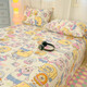 SpongeBob SquarePants double-layer gauze sheet single piece 2025 new single and double dormitory three-piece bed sheet-Crayon Shin-chan single sheet 160x230cm suitable for 0.9/1.2 meters