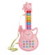 Children's music piano guitar toy multi-function electronic keyboard 1-3 years old 6 infants violin instrument can be played sweet pink bunny style