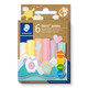 STAEDTLER 842P giant children's plasticine 6-color pastel color set macaron color clay