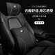 Suitable for BMW car headrest 325li5 series 7 series X1X2X3X4X56 genuine leather lumbar cushion neck guard car decoration classic black pillow single pack