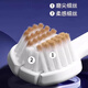 Jepoo Sam three-sided soft-bristled toothbrush, three-head wide-sided soft-bristled toothbrush, adult home gum protection, brushing and cleaning, soft bristles, 6 pieces, 1 row