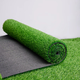 Simulated lawn, fake turf, artificial turf carpet, outdoor lawn mat, football field balcony landscaping, balcony landscaping, 5D black back, 2cm double-layer grid, extra dense spring grass, 2 meters wide*2 meters long