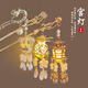 Mid-Autumn Festival lantern children's hairpin new ancient style palace lantern little girl's hairpin on the back of the head will shine hairpin main picture free eyebrow stickers