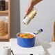 LOCK & LOCK dual-purpose seasoning bottle kitchen seasoning bottle seasoning box seasoning salt jar sealed moisture-proof 180ML beige