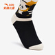 ANTA children's socks spring and autumn new comfortable breathable sports socks black-1 10 years old-13 years old (XL)