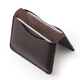 EHRENMANN first-layer cowhide bank card holder, business card holder, ultra-thin card holder, men's and women's card holder, business card driver's license leather case, black