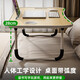 Foldable bed study desk laptop table bedroom bay window table student dormitory writing table board walnut color card slot + cup holder