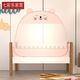 Honghe Children's Crib Mosquito Net Mongolian Yurt Full Cover Universal BB Bed Baby Kindergarten Mosquito Net Free of Installation Foldable Kitten Single Door Encrypted Full Bottom Pink Length 165* Width 85* Height 110cm