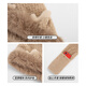 Memaru Antler Hat Autumn and Winter Versatile Women's Cute Plush Scarf Gloves Hooded Warm Scarf All-in-One Three-piece Thick Set