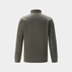 Biyinlefen Aurora Velvet 2024 Autumn New Men's Fleece Warm, Soft Antistatic Stand Collar Knitted Jacket 44 Gray Green M
