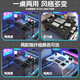 Bed computer desk bed desk computer desk bed notebook desk foldable table dormitory artifact small table black flat model 80*50*32cm