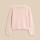 IEF/Aiyifu 2025 autumn and winter new style French sweet and gentle style design commuting versatile woolen top pink one size