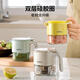 Ankou seasoning jar set combination seasoning box kitchen household salt shaker seasoning bottle seasoning bottle storage box sugar jar light sand yellow + warm white gray + light gray green free stickers