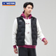 VICTOR Victory Badminton Jacket Winter Warm Down Jacket Men's and Women's Down Jacket Slim Fit Down Vest J-55701 C Carbon Black S