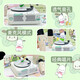 Sanrio Karaoke Audio Set Jade Dog Hello Kitty Retro Speaker Vinyl Audio Record Player Bluetooth Speaker KTV Microphone Birthday Gift Best Friend Girl Pacha Dog-1 Microphone-Gift Bag Style Ornament Sticker Gift Bag Affordable Gift Bag Style# Ornament Sticker Gift Box Gift Bag