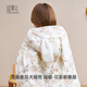Yishuanger Baby Cloak Spring, Autumn and Winter Baby Going Out Velvet Hooded Cloak Windproof Blanket Castle Rabbit One Size L
