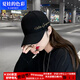 Eve's Color Hat Unisex Outdoor Sun Hat Baseball Cap Fishing Four Seasons Peaked Cap Letter Embroidery Korean Summer Hat Black L (58-60cm)