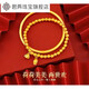 Jun Lianglao Phoenix 999 ancient method inheritance gold bracelet pure gold silver-covered solid ring bracelet wedding gift inheritance bracelet 54-55 including two generations of joy bracelet