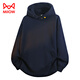 MiiOW American heavyweight hooded sweatshirt for men in spring and autumn trendy loose sports coat casual long-sleeved top old money style navy blue 2XL