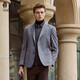 Youngor 2025 new suit men's high-quality wool comfortable and crisp light gray 170/92A