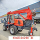 Four-wheel drive off-road forklift tail boom crane rotating and lifting machine accessories