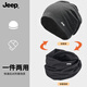 JEEP pure cotton scarf men's autumn and winter high-end scarf women's thin scarf mask cold neck protection pile hat neck cover gray high-quality