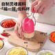 ZOZX manual garlic puller multi-function chopper cooking machine household mini seasoning garlic pounding garlic minced garlic minced garlic Yuanqi rose red garlic minced minced artifact hand-cranked without splashing