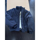 XUANSENTU Navy American Flight Jacket Cotton Jacket Men's Winter Thickened Short Bomber Jacket Profile Stand Collar Baseball Uniform HM25590 Navy Cotton Jacket M (Recommended 100-115 Jin Jin equals 0.5 kg)