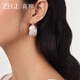 ZEGL real willow tassel unique and beautiful earrings for women new hot style ear buckles high-end light luxury temperament earrings earrings