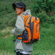 Outdoor mountaineering bag 40L large capacity lightweight travel backpack men's and women's backpack waterproof cycling bag school bag orange
