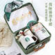 Starbucks (Starbucks) Ceramic Cup Mug Graduation Souvenir Best Friend Wedding and Birthday Exquisite Gift High-Value Gift Water Cup Gift Box White Classic Rattan Vintage Green Set